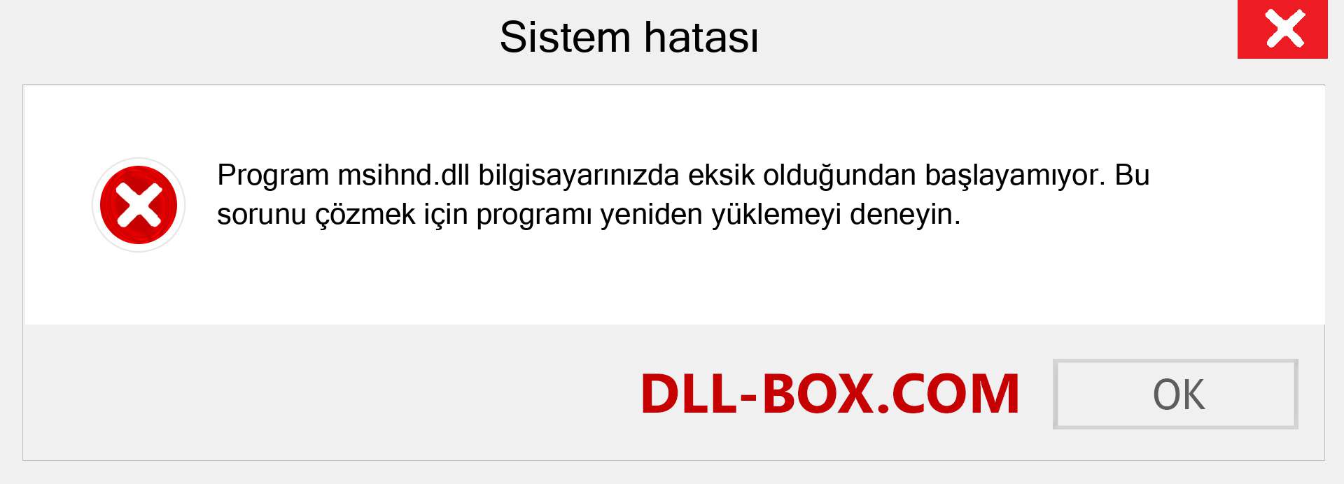 msihnd.dll dosyası eksik mi? Windows 7, 8, 10 için İndirin - Windows'ta msihnd dll Eksik Hatasını Düzeltin, fotoğraflar, resimler